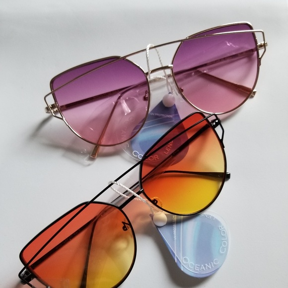 Clear Cat eye sunglasses - Picture 1 of 2